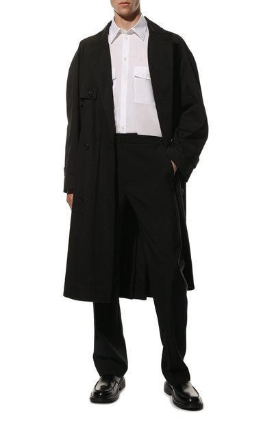 Хлопковая рубашка DOLCE & GABBANA белого цвета по цене 57450 руб., арт. G5JA6T/FU5T9, фото 2 Хлопковая рубашка DOLCE & GABBANA, арт. G5JA6T/FU5T9, фото 2