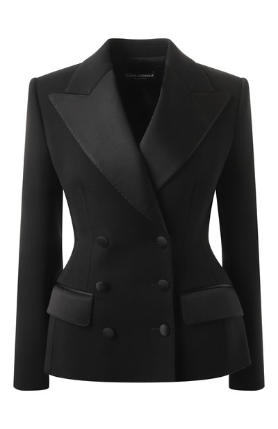 Женский жакет из шерсти и шелка DOLCE & GABBANA, арт. F27CTT/FUBGE
