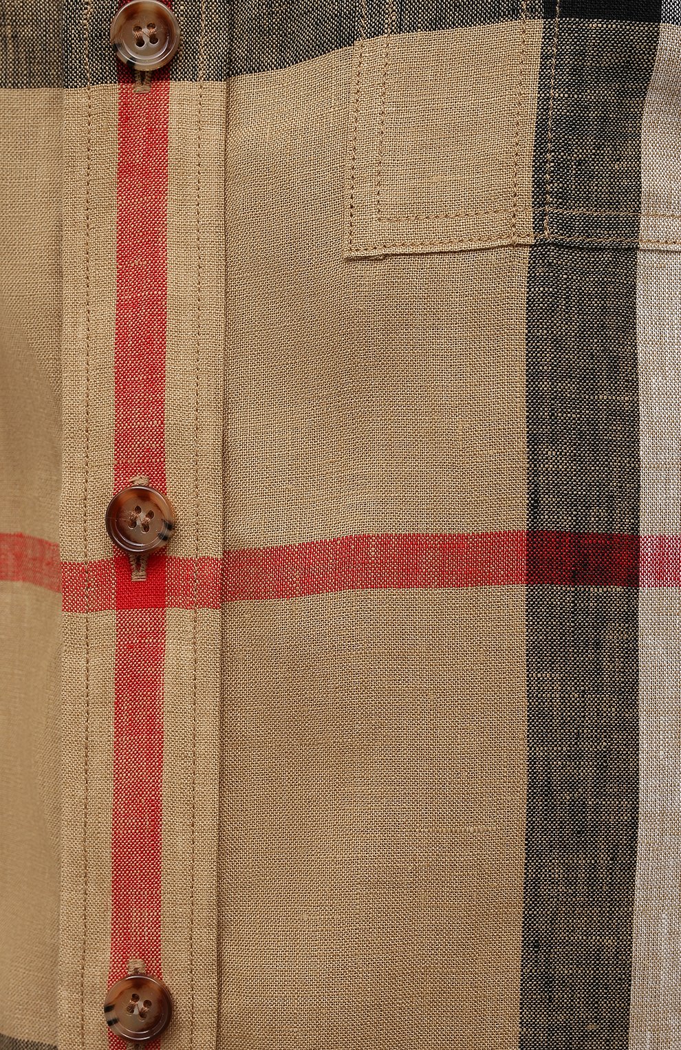 Льняная рубашка BURBERRY, арт. 8051073, фото 5
