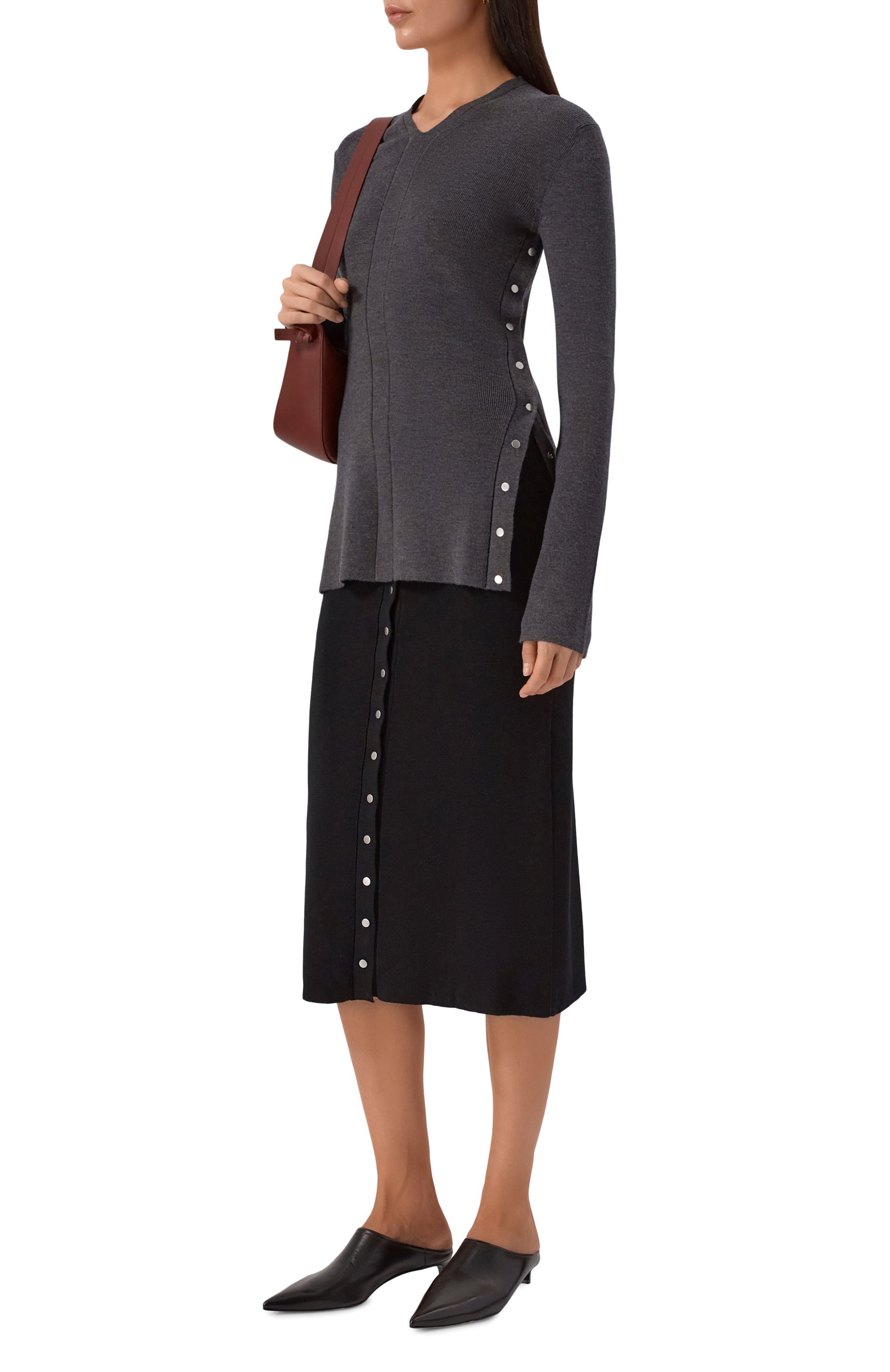 Шерстяной пуловер JIL SANDER, арт. J02GP0229/J14797, фото 2