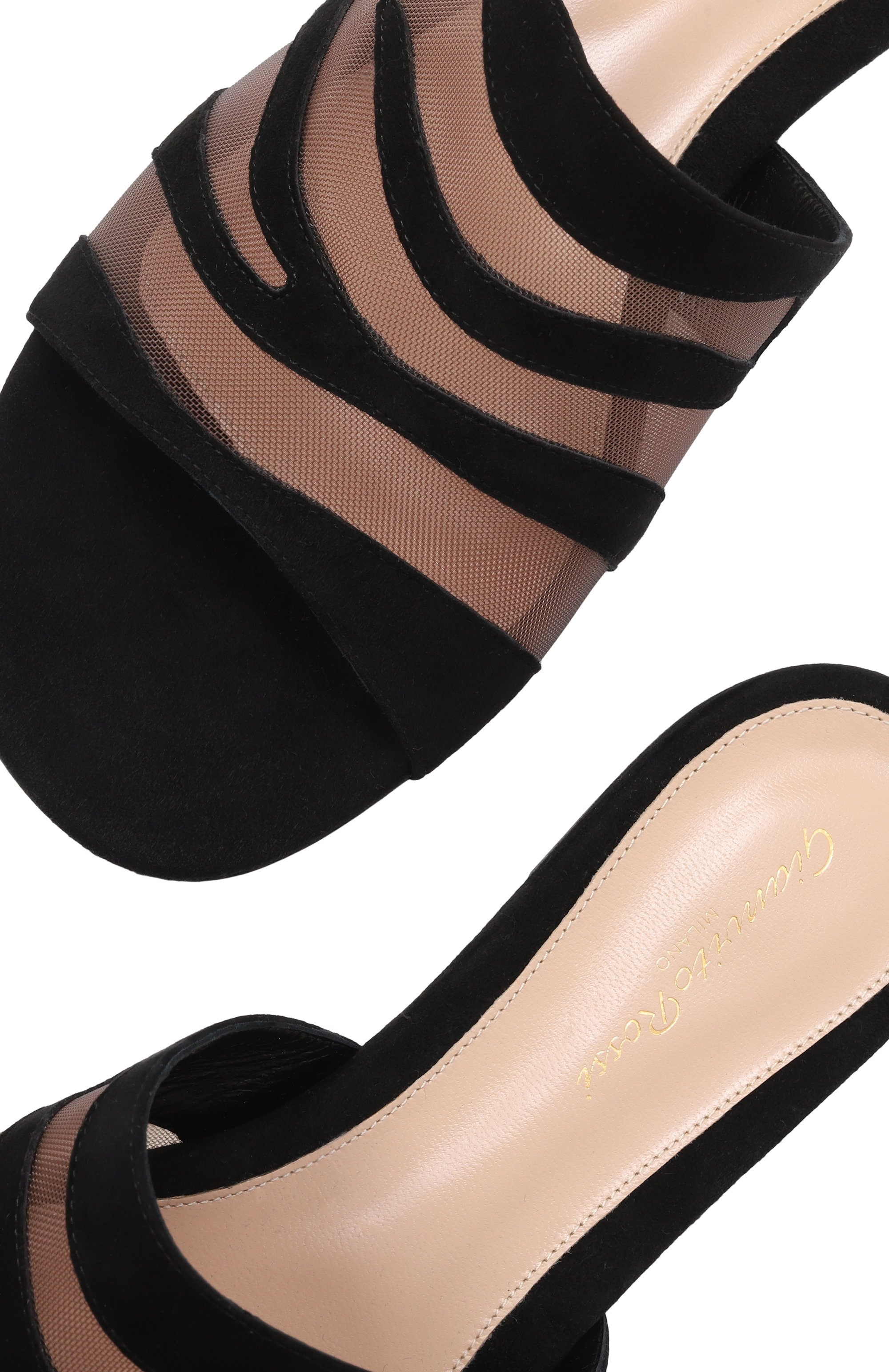 Комбинированные шлепанцы tigra GIANVITO ROSSI, арт. G10028.05RIC.XARBLPR, фото 7