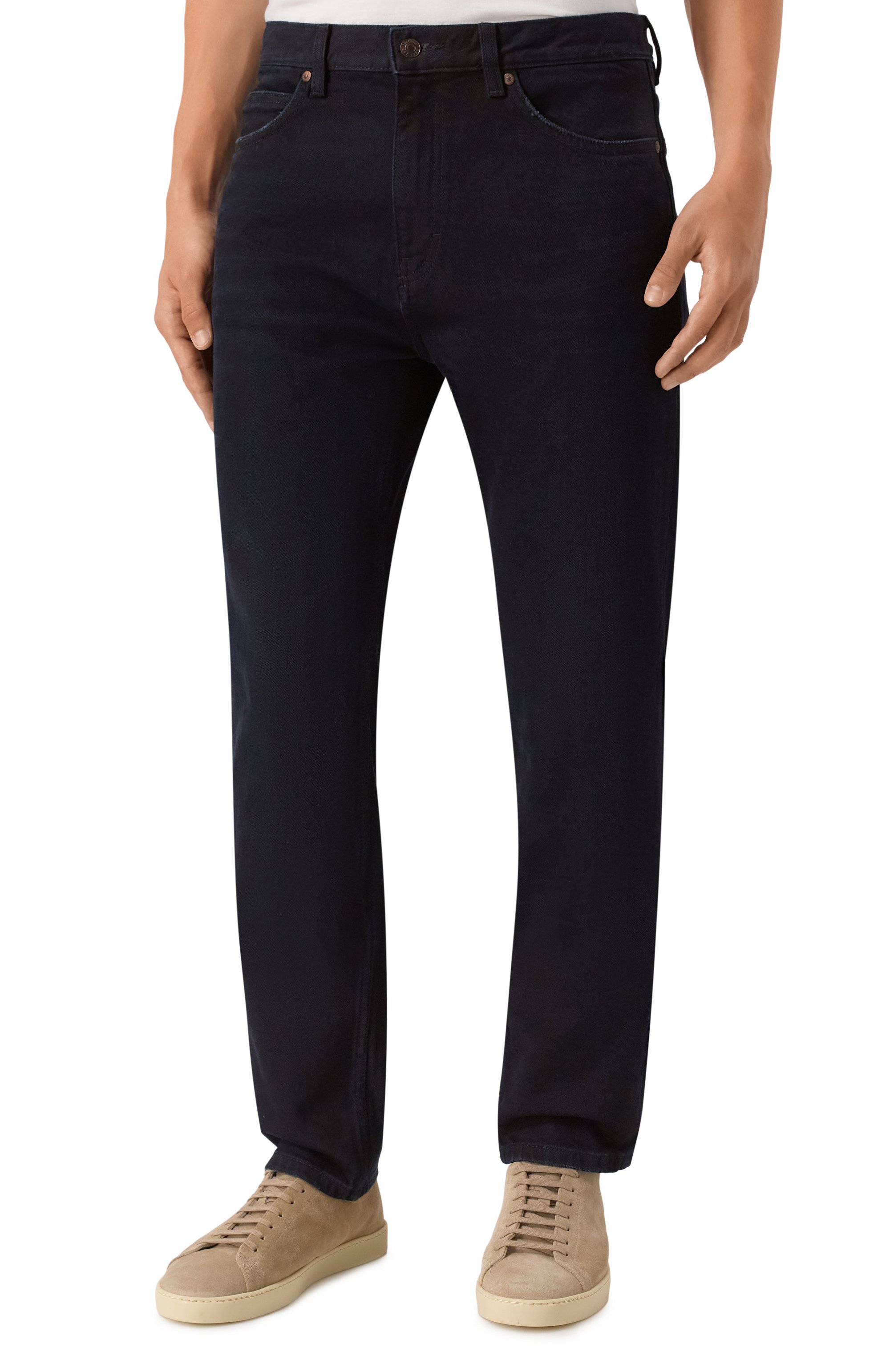 Джинсы hugo 708 HUGO темно-синего цвета по цене 13600 руб., арт. 50542677, фото 3 Джинсы hugo 708 HUGO, арт. 50542677, фото 3