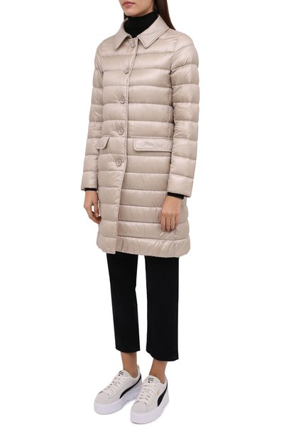 Пуховая куртка HERNO светло-бежевого цвета по цене 65350 руб., арт. PI1285D/12017, фото 3 Пуховая куртка HERNO, арт. PI1285D/12017, фото 3