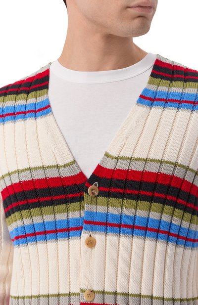 Кардиган из хлопка и шерсти DRIES VAN NOTEN, арт. 021236/3730, фото 5