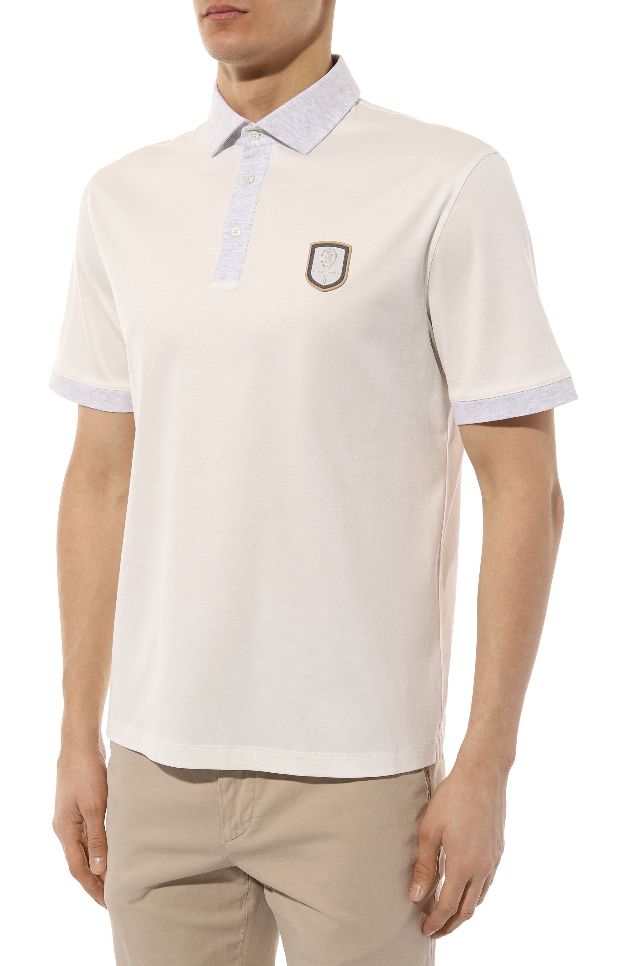 Хлопковое поло BRUNELLO CUCINELLI, арт. M0B133939T, фото 3