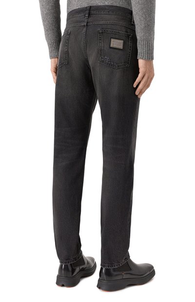 Джинсы regular DOLCE & GABBANA темно-серого цвета по цене 85850 руб., арт. GYJCCD/G80M9, фото 4 Джинсы regular DOLCE & GABBANA, арт. GYJCCD/G80M9, фото 4