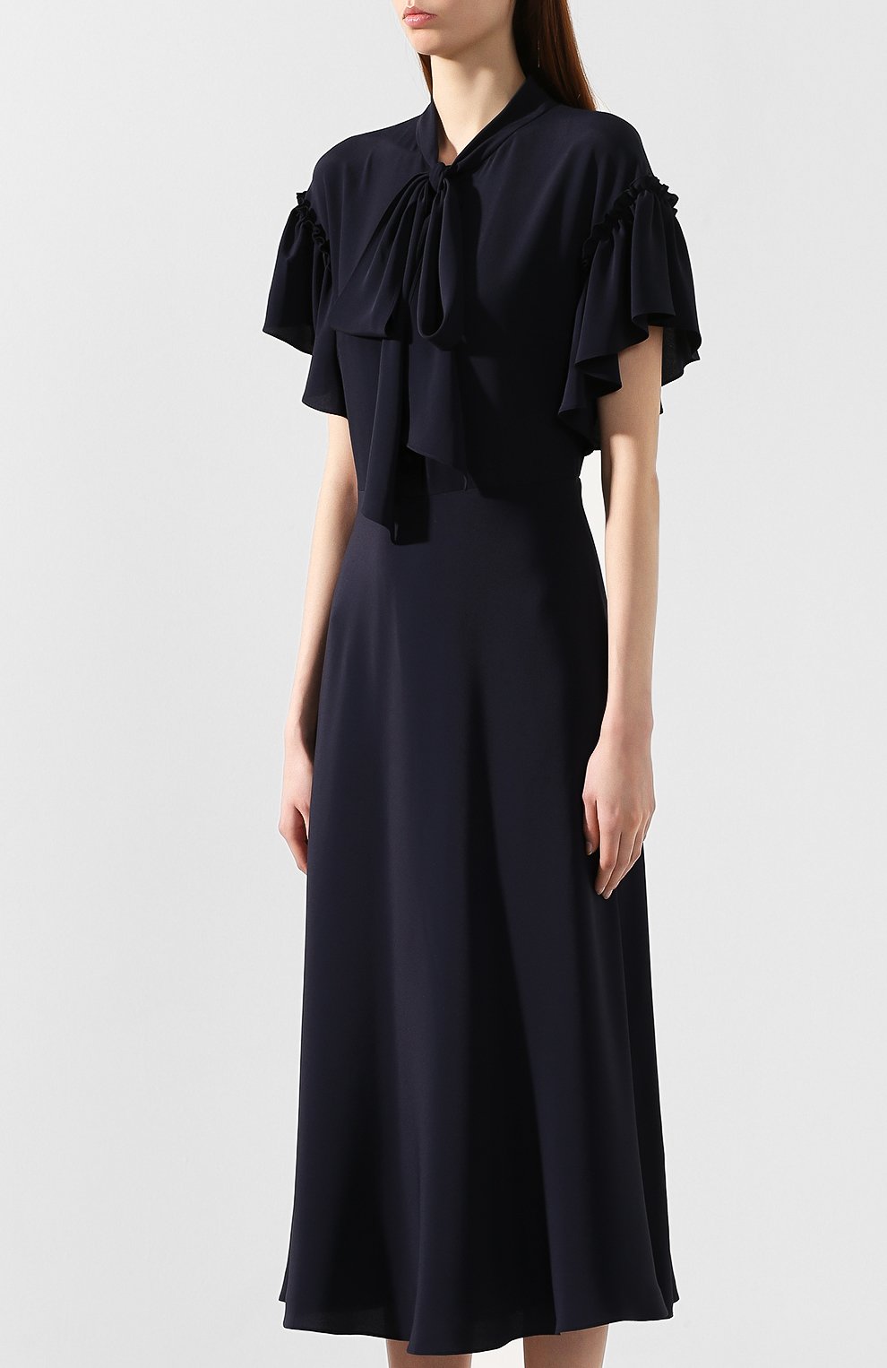 Платье ESCADA темно-синего цвета по цене 76500 руб., арт. 5030130, фото 3 Платье ESCADA, арт. 5030130, фото 3