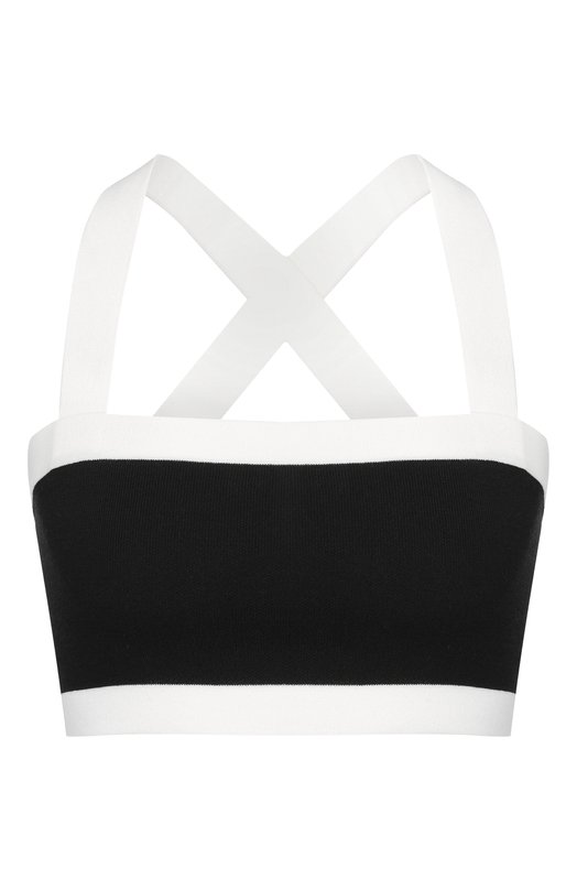 Топ из хлопка и вискозы Nina Ricci 26PMPU004/ML0596 Чёрный 26PMPU004/ML0596