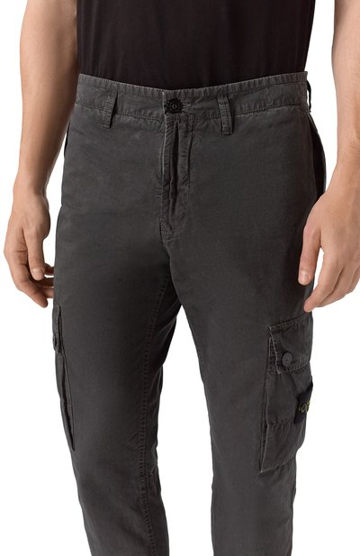 Хлопковые брюки-карго STONE ISLAND, арт. K1S153100303/S00WA, фото 5