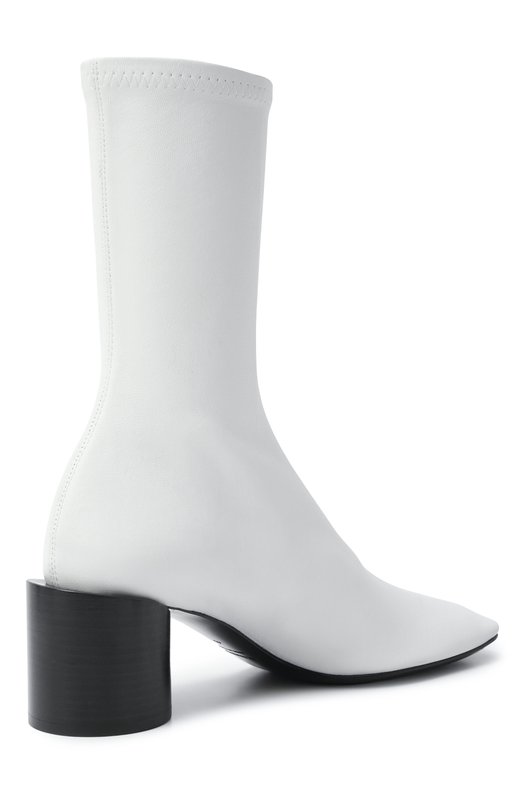 Кожаные ботильоны Jil Sander J16WU0072/P1758 Белый  J16WU0072/P1758 Фото 5