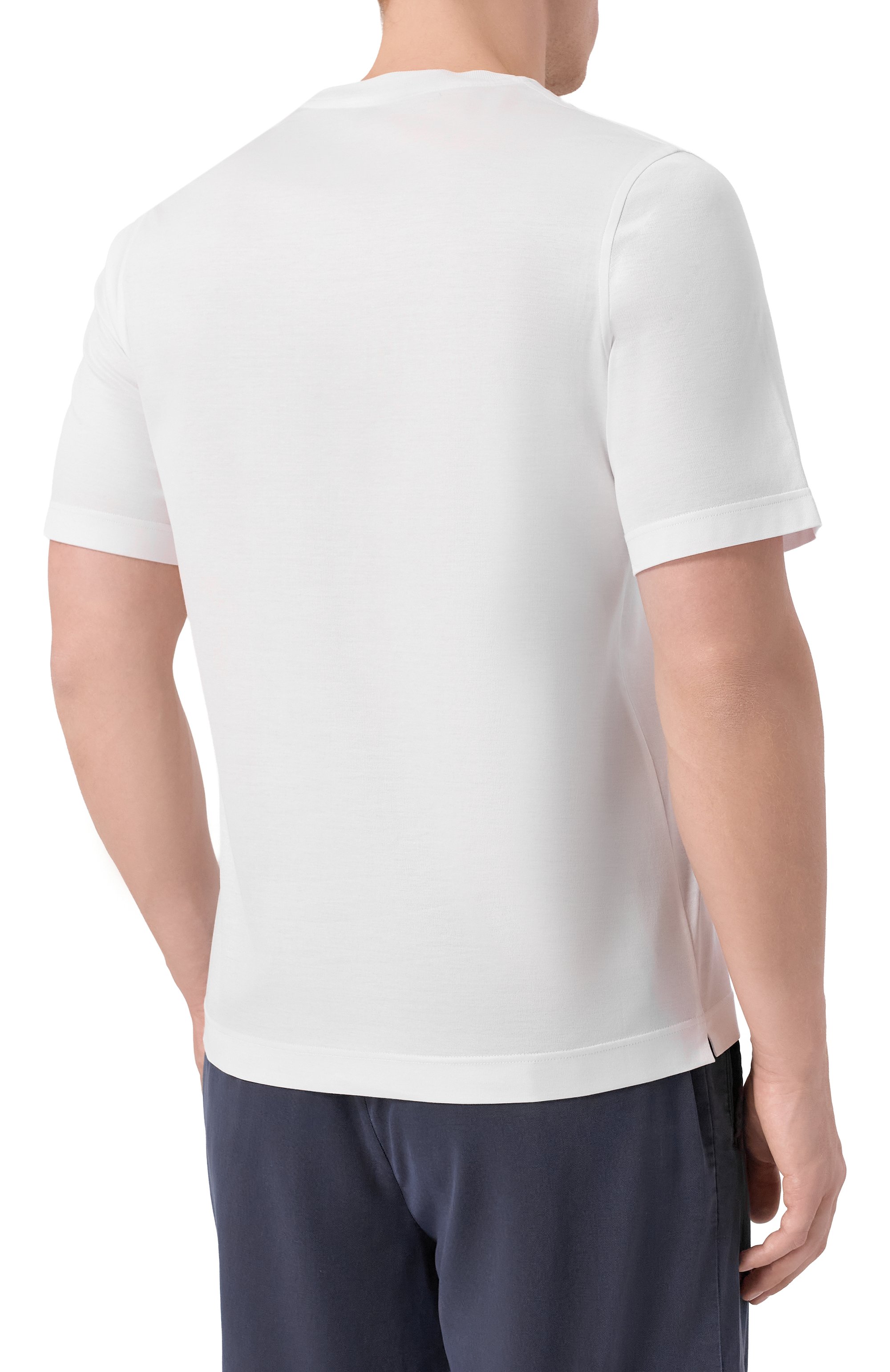 Хлопковая футболка ZILLI, арт. TSR02AM0100VEST00, фото 4