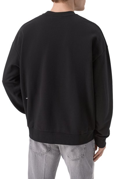 Хлопковый свитшот PANGAIA черного цвета по цене 19500 руб., арт. 10000183, фото 4 Хлопковый свитшот PANGAIA, арт. 10000183, фото 4