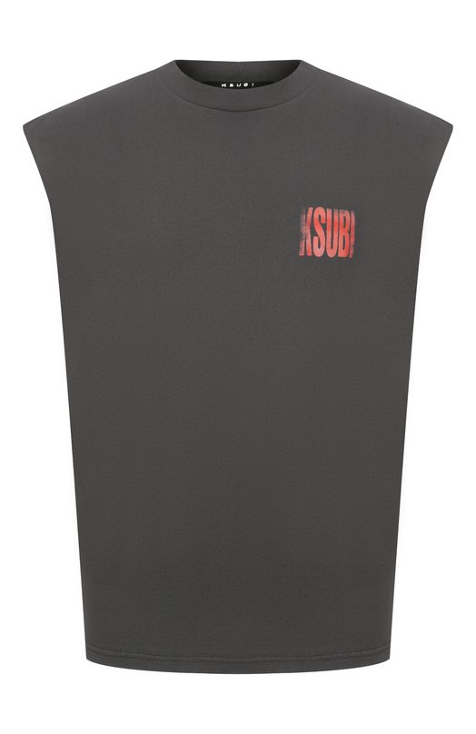 Хлопковая майка Ksubi MPS26TA001 Серый MPS26TA001