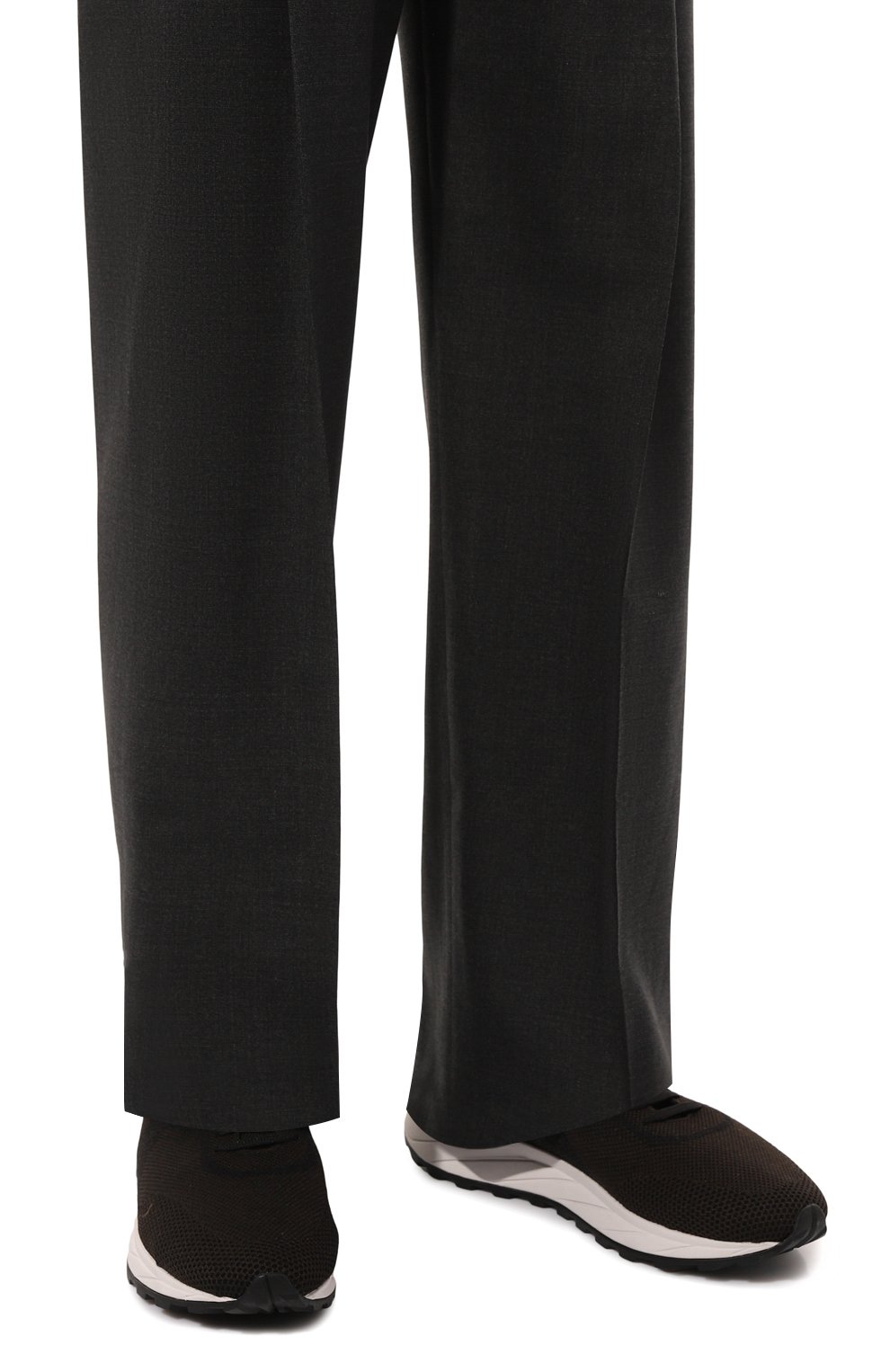 Текстильные кроссовки KITON, арт. USSA200N0110002, фото 3