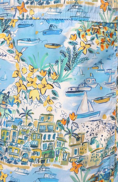 Плавки-шорты PAUL&SHARK голубого цвета по цене 29300 руб., арт. 25415024, фото 4 Плавки-шорты PAUL&SHARK, арт. 25415024, фото 4