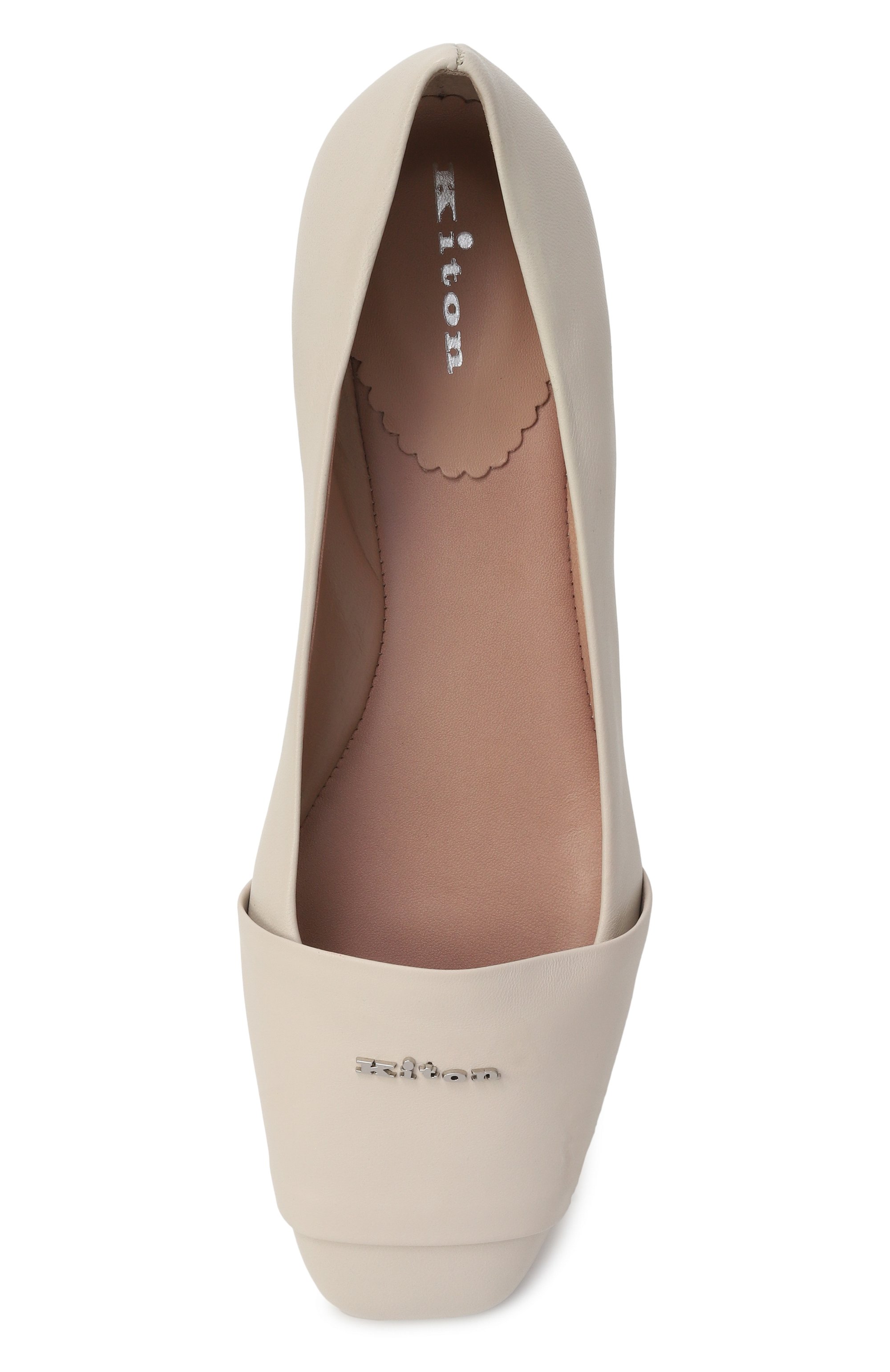 Кожаные балетки KITON, арт. D59811N0117801, фото 6