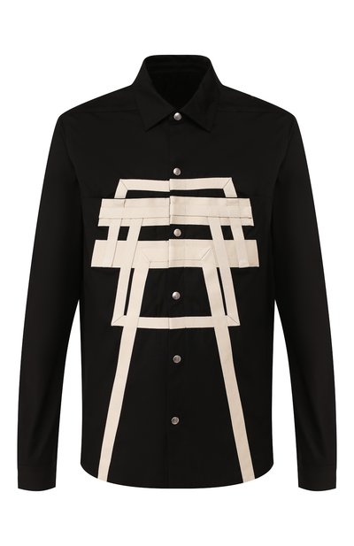 Хлопковая рубашка RICK OWENS, арт. RR20S7729/TEEW5, фото 1