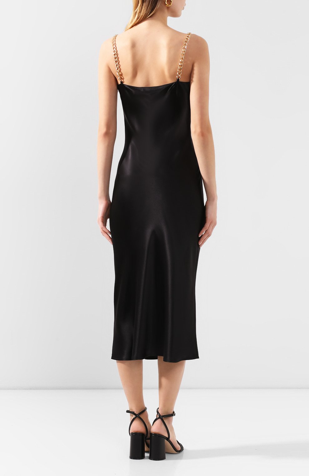 Шелковое платье OLIVIA VON HALLE черного цвета по цене 39950 руб., арт. SS2066/SS2065, фото 4 Шелковое платье OLIVIA VON HALLE, арт. SS2066/SS2065, фото 4