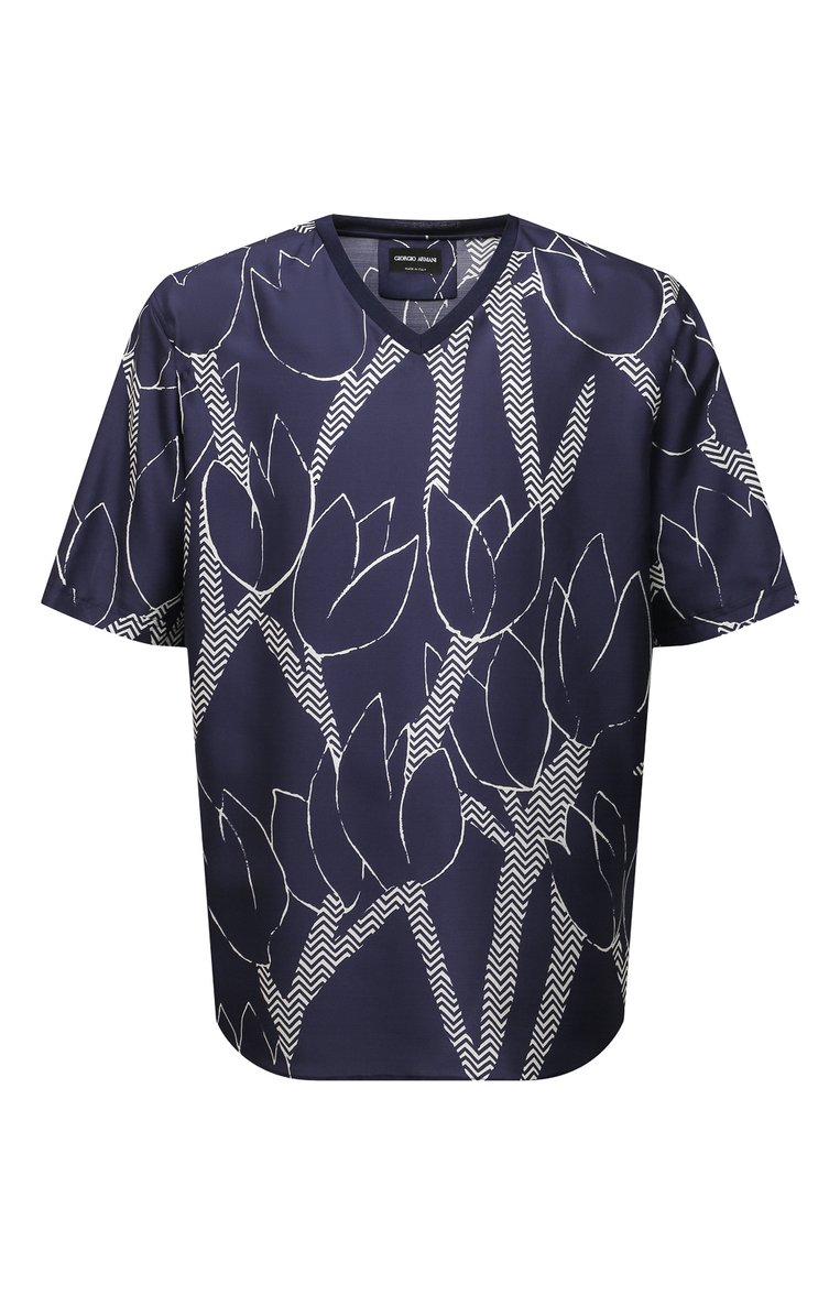 Шелковая футболка GIORGIO ARMANI, арт. 2SGCCZ01/TZA94, фото 1