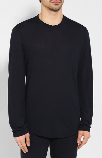 Хлопковый лонгслив JAMES PERSE темно-серого цвета по цене 26850 руб., арт. MKJ3312, фото 3 Хлопковый лонгслив JAMES PERSE, арт. MKJ3312, фото 3