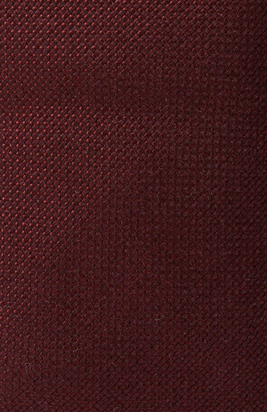 Галстук из шерсти и шелка Zilli CRAV2BM0330VZMG00 Бордовый  CRAV2BM0330VZMG00 Фото 4