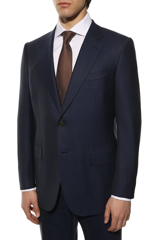 Шерстяной костюм Zegna 322N02/21L2N5 Синий  322N02/21L2N5 Фото 2