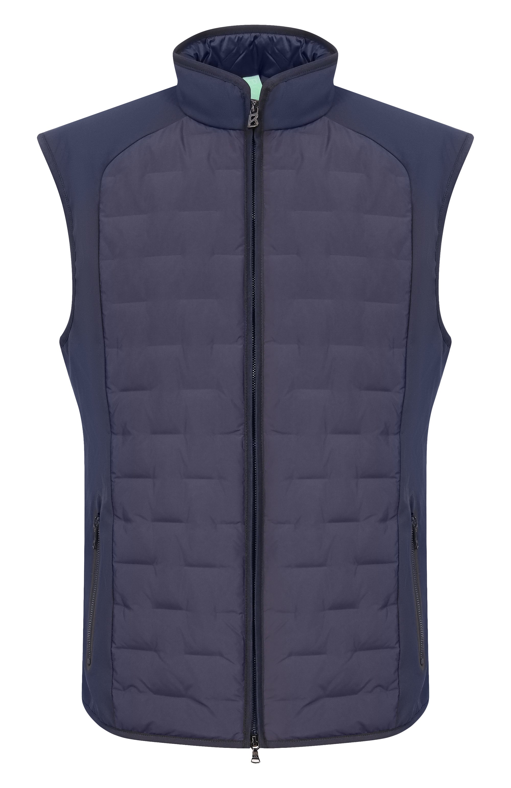 Пуховый жилет BOGNER темно-синего цвета по цене 48600 руб., арт. 32471213, фото 1 Пуховый жилет BOGNER, арт. 32471213, фото 1