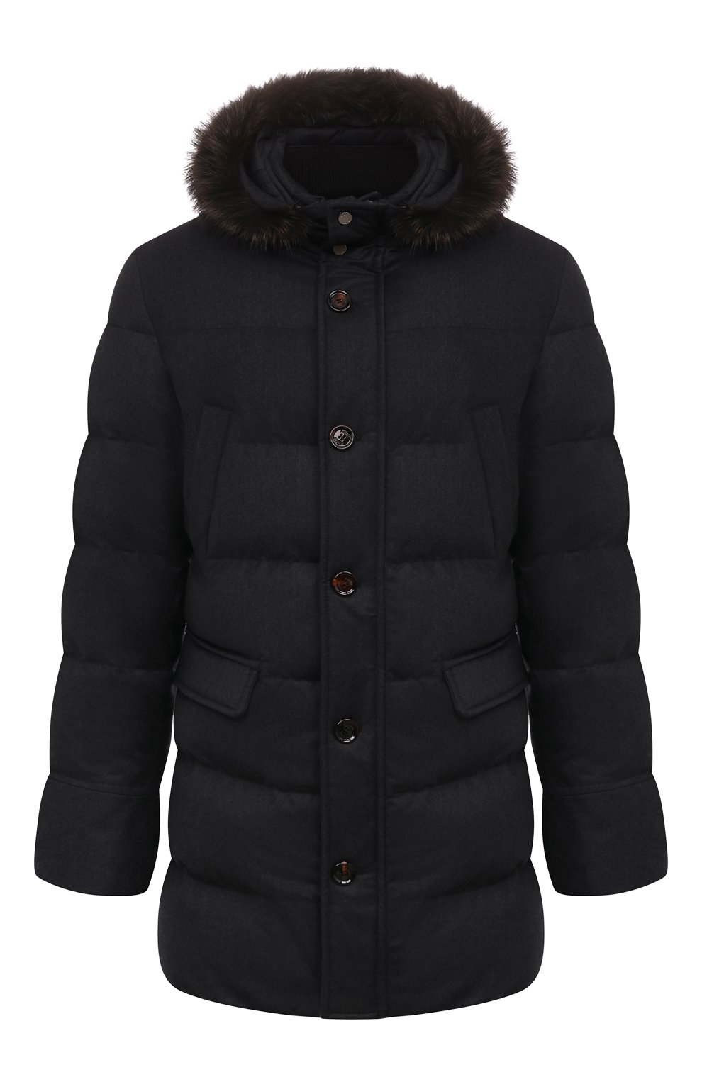 Пуховик barbieri-ll с отделкой из енота MOORER, арт. IREIBRA-LL_SET1, фото 1