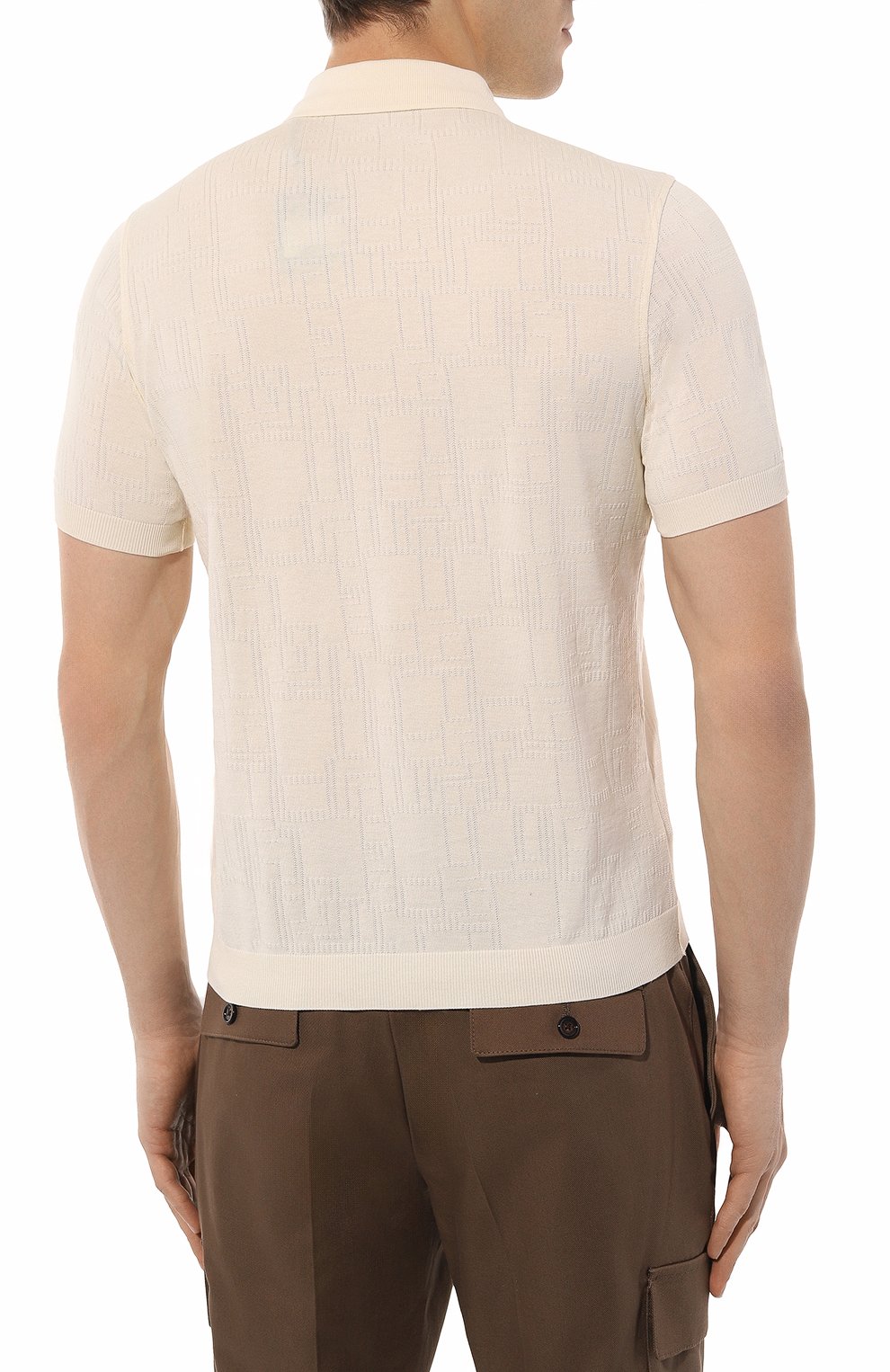 Хлопковое поло CORNELIANI, арт. 93G515-9325021, фото 4