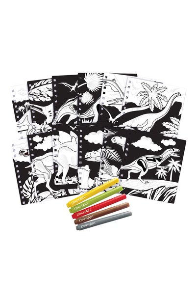 Раскраска-скетчбук dino PAREMO разноцветного цвета по цене 2410 руб., арт. 15204_NSDA, фото 3 Раскраска-скетчбук dino PAREMO, арт. 15204_NSDA, фото 3