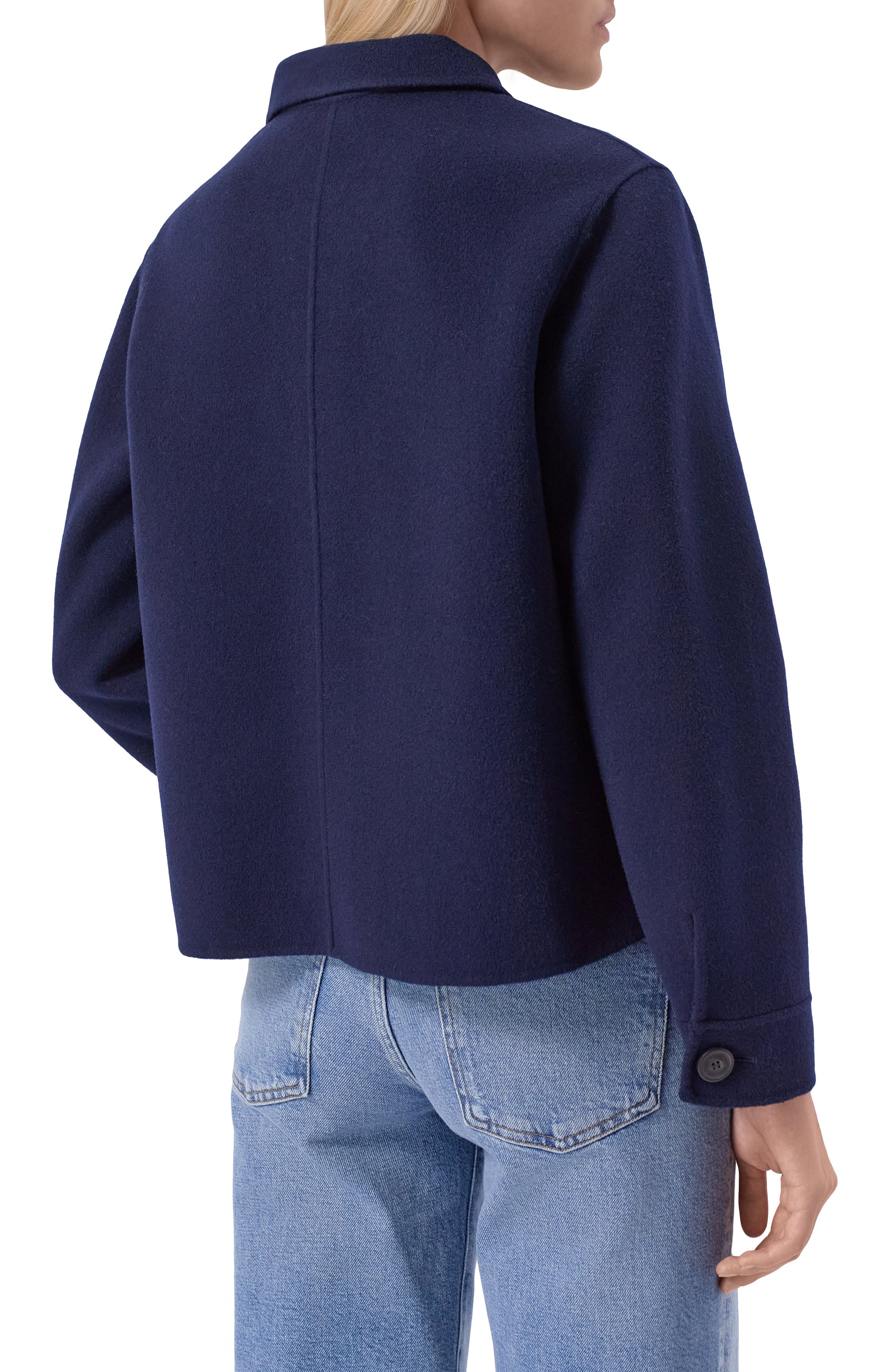 Шерстяная куртка WEEKEND MAX MARA синего цвета по цене 61450 руб., арт. N0RDICA, фото 4 Шерстяная куртка WEEKEND MAX MARA, арт. N0RDICA, фото 4