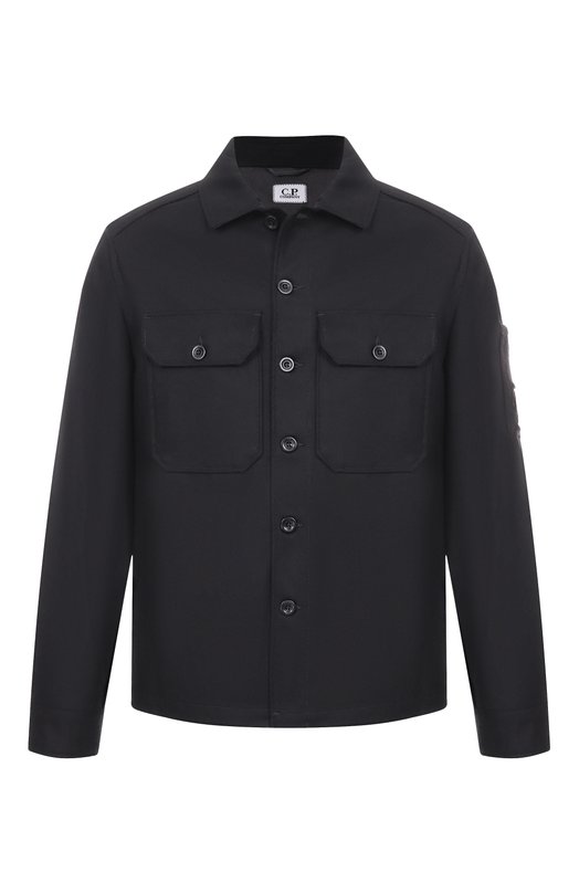 Шерстяная рубашка C.P. Company 19CM0S271A110498A Чёрный 19CM0S271A110498A