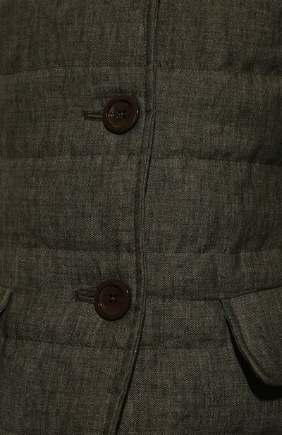 Пуховая куртка HERNO хаки цвета по цене 89950 руб., арт. PI001469D/17105, фото 5 Пуховая куртка HERNO, арт. PI001469D/17105, фото 5