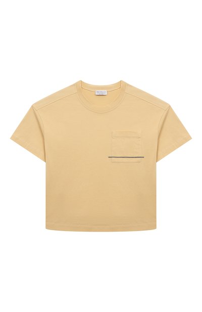 Хлопковая футболка BRUNELLO CUCINELLI, арт. B0T81T287C, фото 1