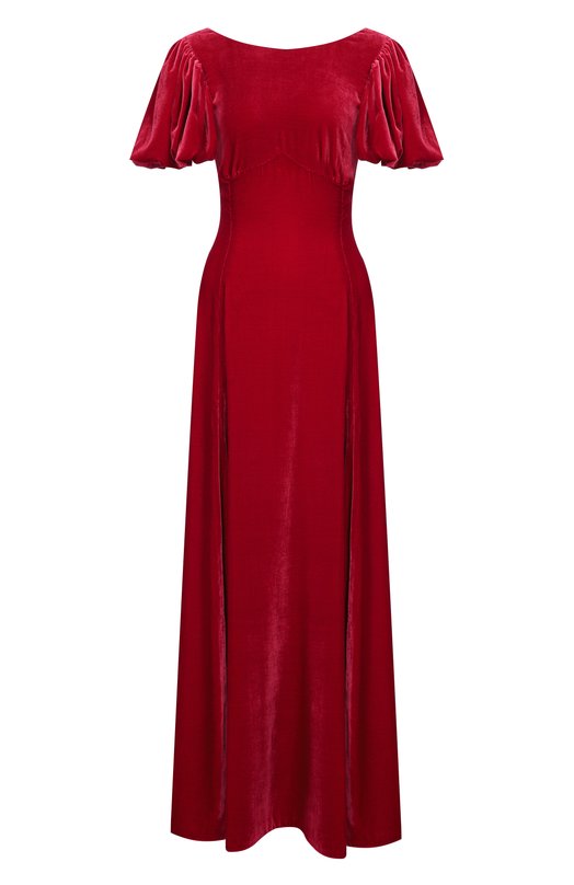 Бархатное платье Хохлома х Алена Ахмадуллина WTD1336 Красный WTD1336