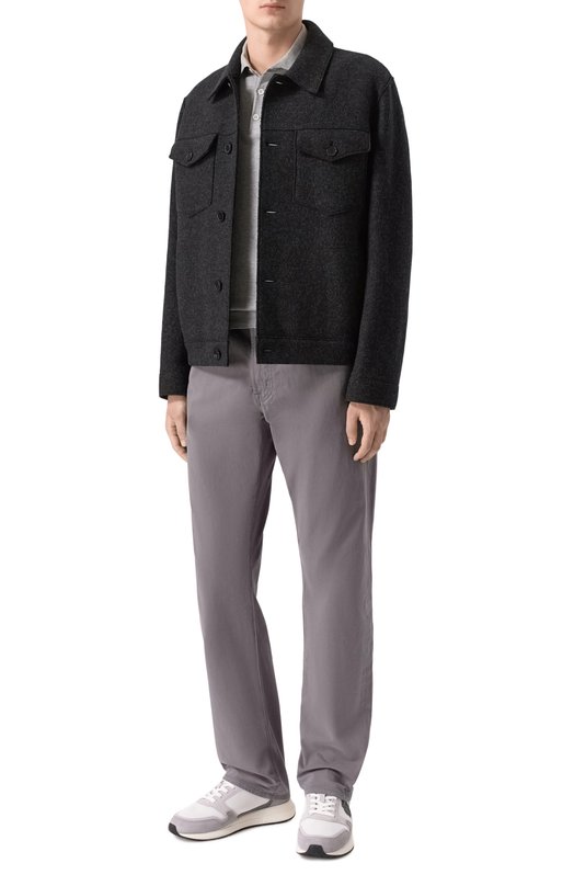 Комбинированные кроссовки Vinston BOSS 50554612 Серый  50554612 Фото 2