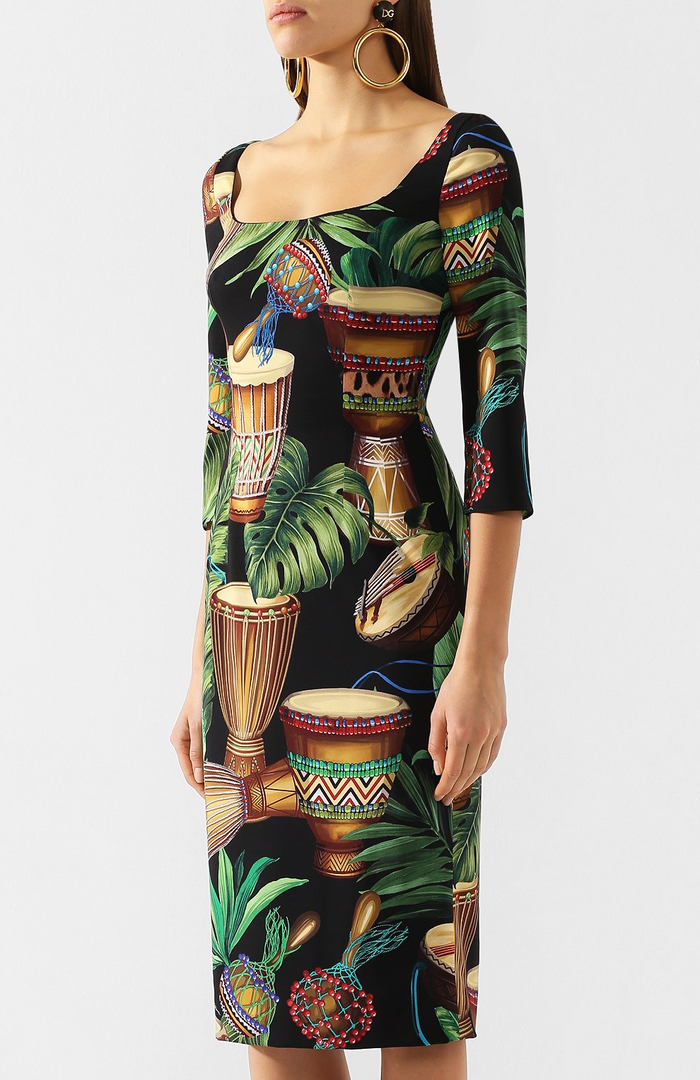 Шелковое платье DOLCE & GABBANA, арт. F6F5PT/FSAZ7, фото 3