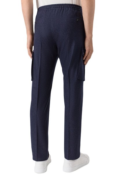 Шерстяные брюки-карго CORNELIANI темно-синего цвета по цене 74050 руб., арт. 264L14-2618801, фото 4 Шерстяные брюки-карго CORNELIANI, арт. 264L14-2618801, фото 4