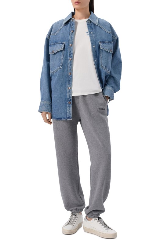 Хлопковая футболка MC2 Saint Barth EMI0002-03800I/EMILIE W Белый  EMI0002-03800I/EMILIE W Фото 2