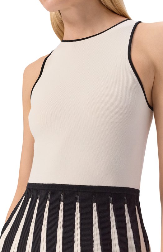 Платье из вискозы BOSS 50553253 Чёрно-белый  50553253 Фото 4