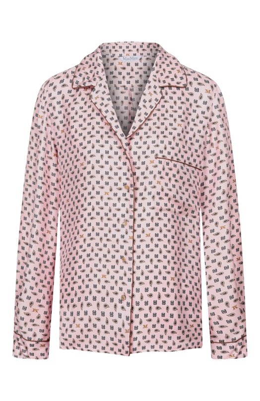 Шелковая рубашка Max Mara MXMDISC0 Розовый MXMDISC0
