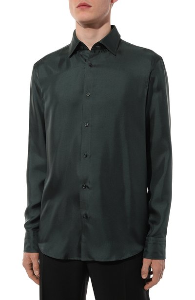 Шелковая рубашка BOSS, арт. 50527618, фото 3