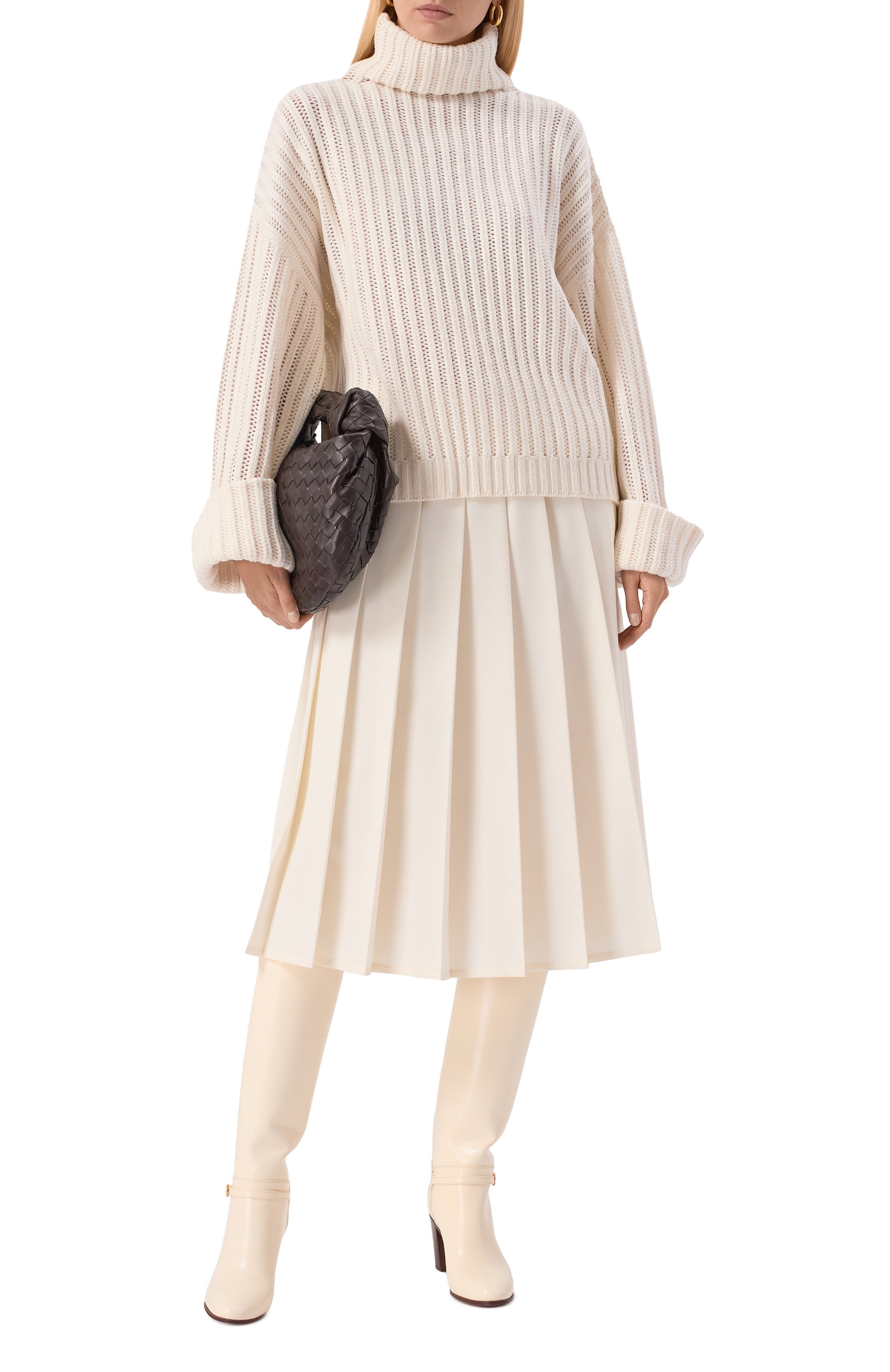 Плиссированная юбка BRUNELLO CUCINELLI, арт. MP147G3869, фото 2