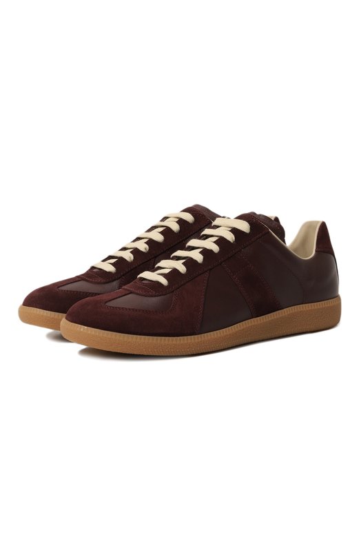 Кожаные кеды Replica Maison Margiela S57WS0236/P1895 Бордовый S57WS0236/P1895