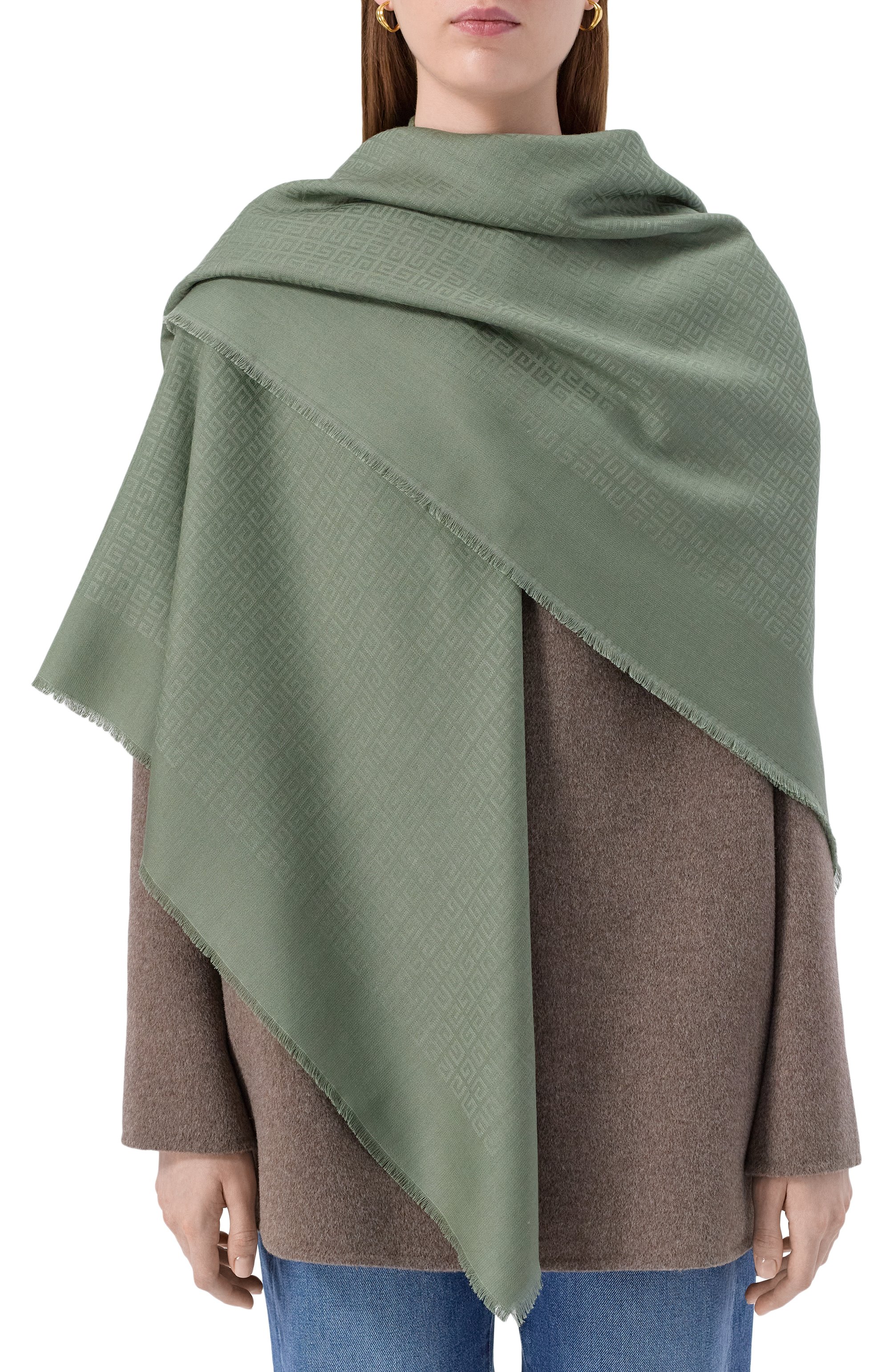 Шаль из шерсти и шелка GIVENCHY, арт. 710002914, фото 2