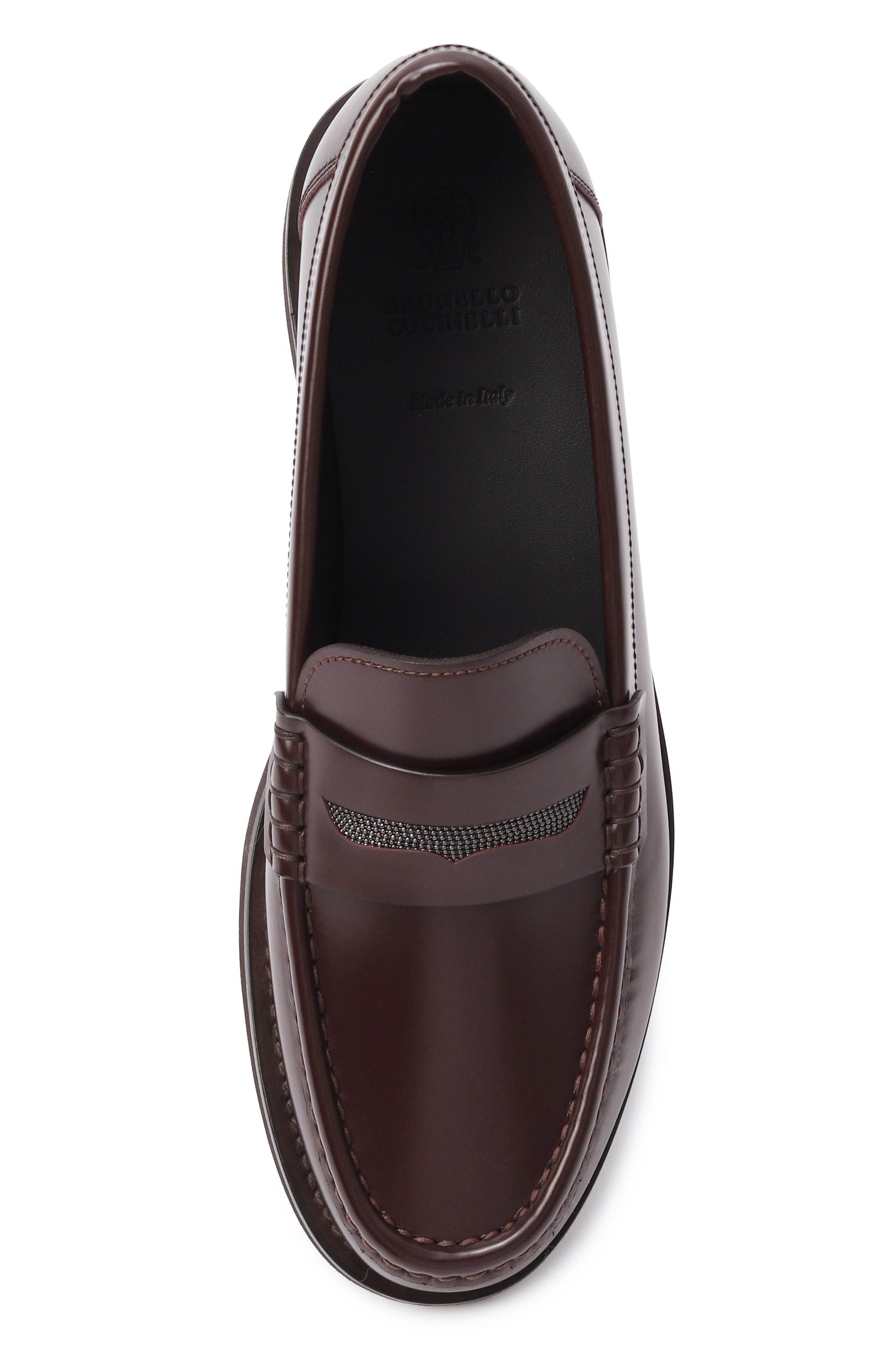 Кожаные пенни-лоферы BRUNELLO CUCINELLI, арт. MZVNG3011P, фото 6