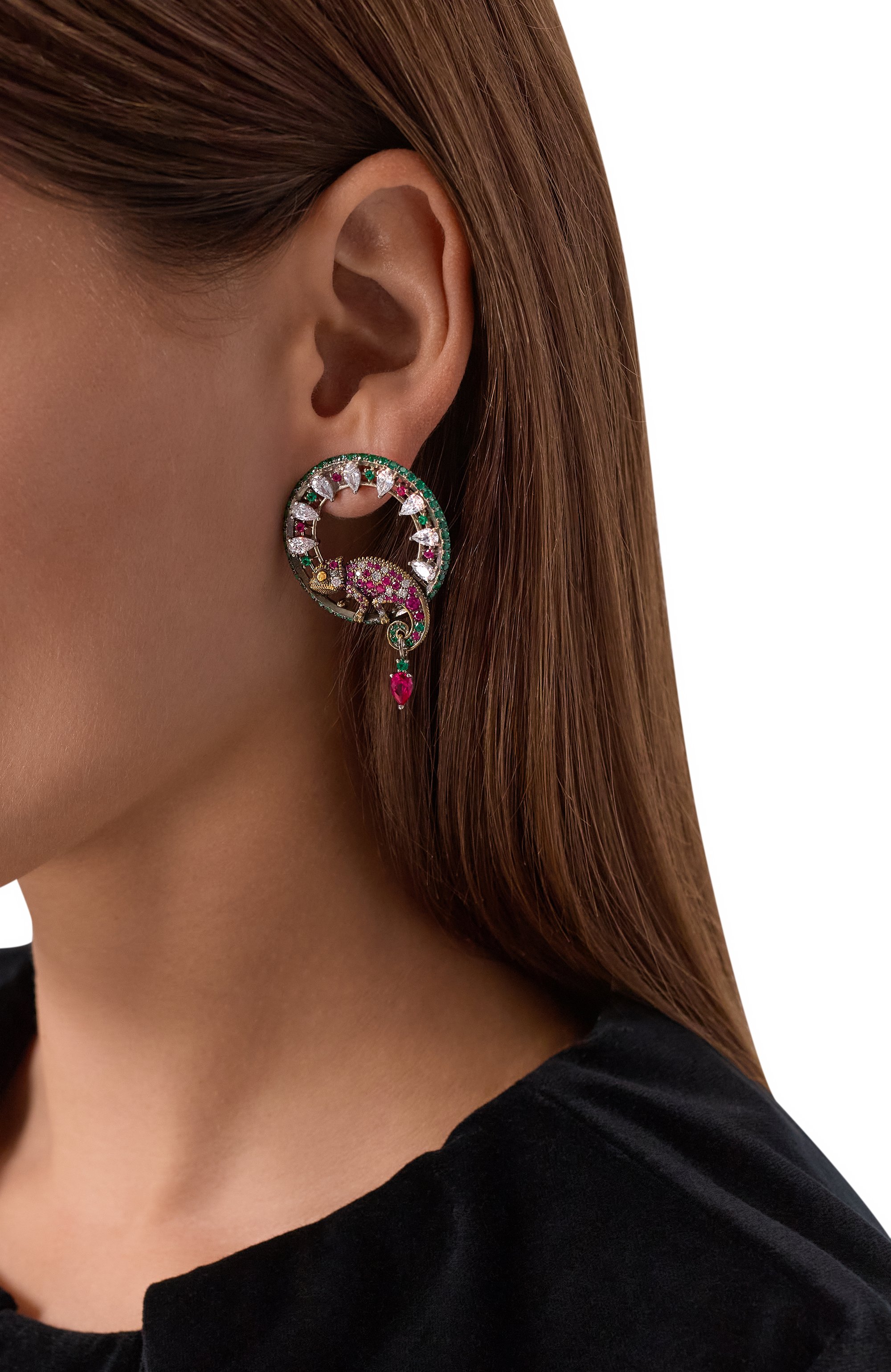 Серьги chameleon QUEENSBEE, арт. 201381, фото 2