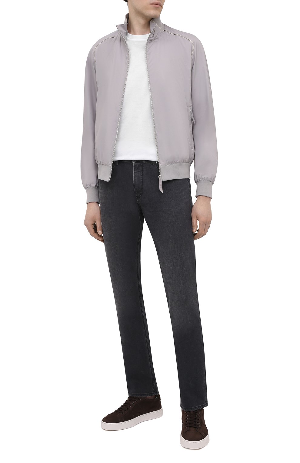 Замшевые кеды SANTONI, арт. MBGL21012PNNXS00T50, фото 2