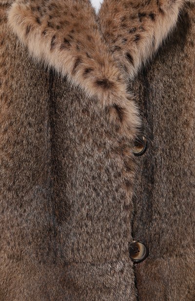 Шуба из меха рыси COLOR TEMPERATURE, арт. К-9/249, фото 5