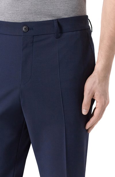 Брюки BOSS темно-синего цвета по цене 29950 руб., арт. 50556758, фото 5 Брюки BOSS, арт. 50556758, фото 5